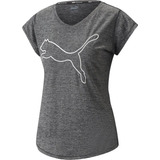 Camiseta Puma Train Favorite Heather  Mujer-gris