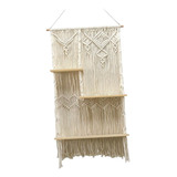 Tapiz Macrame Estante Para Colgar En La Pared Estante Boho