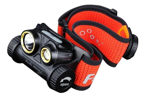 Linterna Minera Fenix Hm65r-t 1500 Lumens 170mts Trekking Color De La Linterna Negro Color De La Luz Blanco