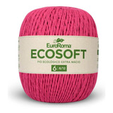 Barbante Ecosoft 8/12 Pink 422g 452m - Macio E Versátil