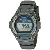 Reloj Casio W-s220-1 Con Cronómetro Solar De Acero, 5 Alarmas, Ws220