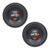 Par Alto Falante Sub Bomber Outdoor 12 Pol 500 Rms 4 Ohms