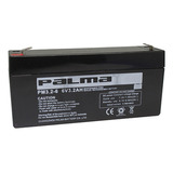 Pm3.2-6 Bateria Recargable 6v/3.2ah Palma Terminal F1