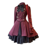 Vestido De Cosplay Medieval Renacentista Vintage Con Lazo Y