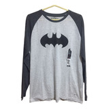 Polera Manga Larga - Batman - Talla M