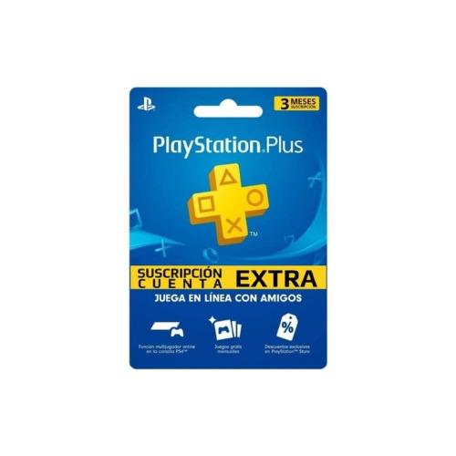 Playstation Plus 3 Meses Extra Ps4 Ps5 + 400 Juegos