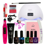 Kit Poligel Molde F1 Completo Polygel Com Cabine Sun 5 Unhas