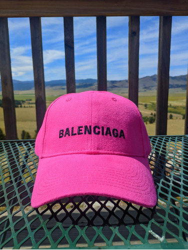 Gorra Balenciaga Rosa Ajustable Unisex Original