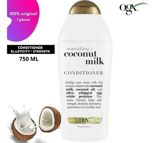 Acondicionador Ogx Nutritivo Con Leche De Coco 750ml