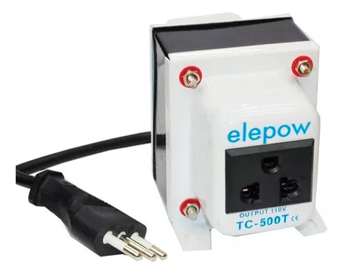 Transformador Elepow Tc-500t 220v A 110v Ac 500w Max Nuevo