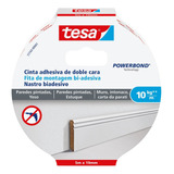 Cinta Doble Contacto Pared Yeso 10 Kg/m 5mx19mm Tesa