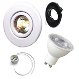 Spot Dicroica Led Completa 7w Embutir Completo