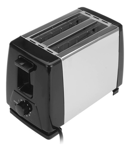 Tostador De Pan Electrico 2 Rebanadas 6 Niveles 700w /e Color Plateado