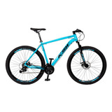 Bicicleta Xlt 100 21v Tamanho Do Quadro 17   Cor Azul Pantone Com Preto