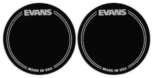 Set De 2 Protectores Evans Eqpb1 Parche Bombo De Bateria