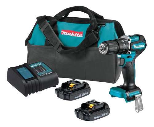 Taladro Percutor  18v Brushless Makita Dhp487 + 2 Baterias