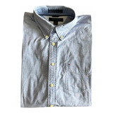 Camisa Tommy Hilfiger Hombre Manga Larga Talla L Cth087