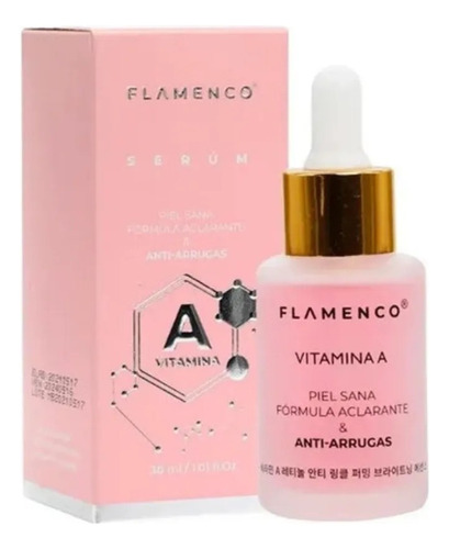 Serum Hidratante Anti Arrugas Limpieza Facial Flamenco 30 Ml