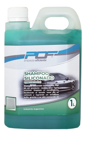Shampoo Para Auto Teflonado Con Repelencia Al Agua X 1lt 