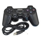 Joystick Control Alambrico Usb Para Pc Con Dualshock Oferta