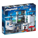 Playmobil Centro De Comando Policial Con Set De Juego De Pri