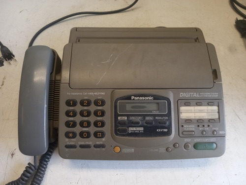 Telefone Fax C/secretaria Eletronica  Panasonic Kx-f780 Deta