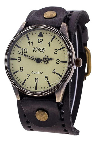 Pulsera De Reloj Antigua De Piel Sintética Para Hombre Para