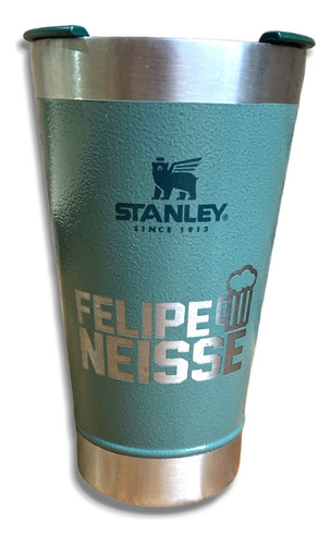 Copo Stanley  Com Tampa - Personalizado Verde Original