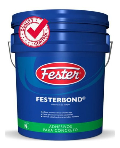 Adhesivo Para Concreto Fester Festerbond 19 Lts