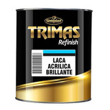 Laca Acrilica Brillante Negra Trimas X 01 Lt / Camino 1