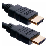 Cabo Hdmi 2.0 4k Ultra Hd 3d 19 Pinos 2mt Terminais Dourados