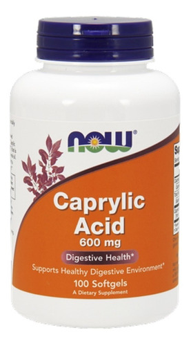 Caprylic Acid 600 Mg X 100 Softgels - Now Foods