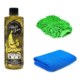Shampoo Con Cera Banana Toxic Shine + Manopla + Microfibra