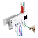 Porta Cepillo Dispensador De Crema Dental Con Esterilizador