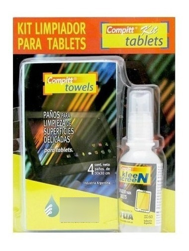 Kit Limpiador De Tablets Delta - Compitt  Tkit-  G Catan