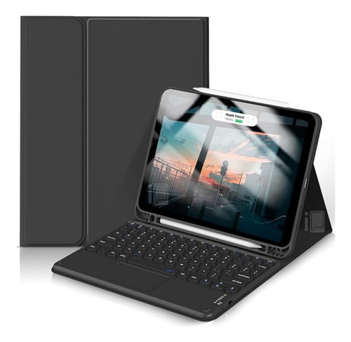 Funda Con Teclado Touchpad Para iPad 11 Pro M1 Y M2 Español