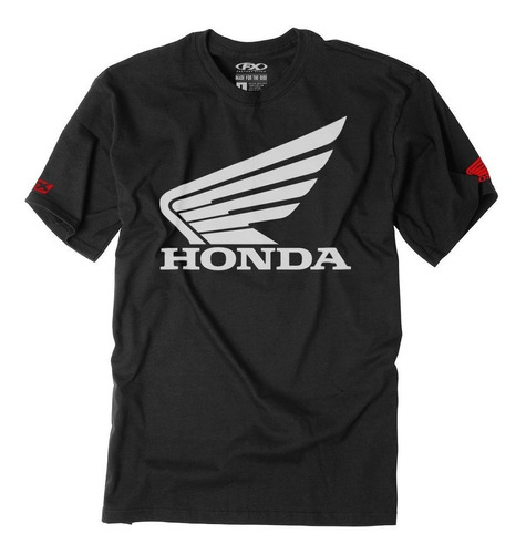 Factory Effex Unisex Niño Honda Big Wing Youth T-shirt (negr