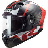 Casco Cerrado Para Motocicleta Ls2 Thunder C Racing 1 Rojo