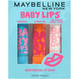 Maybelline New York Baby Lips Moisturizing Lip Balm 3-pack,