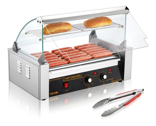 Maquina Coccion Salchicha Parrilla Hotdog Vitrina 18 Hot Dog