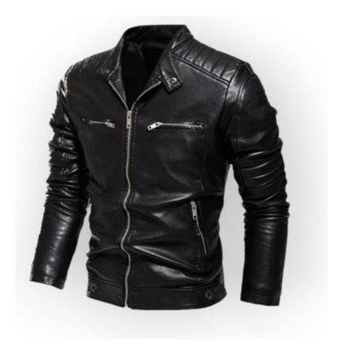 Campera De Cuero Ecológico Original Yd Importada (hombre)