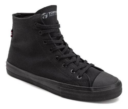 Zapatillas Topper Hyde Mid Negro Monocolor Unisex