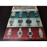 (pb345) Publicidad Clipping Relojes Seiko * 1975