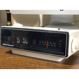 Vintage Radio Reloj Panasonic Rc 6030-b Dia De La Marmota