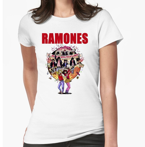 Ramones Playera Nueva Banda De Punk Ponkeros En Caricatura