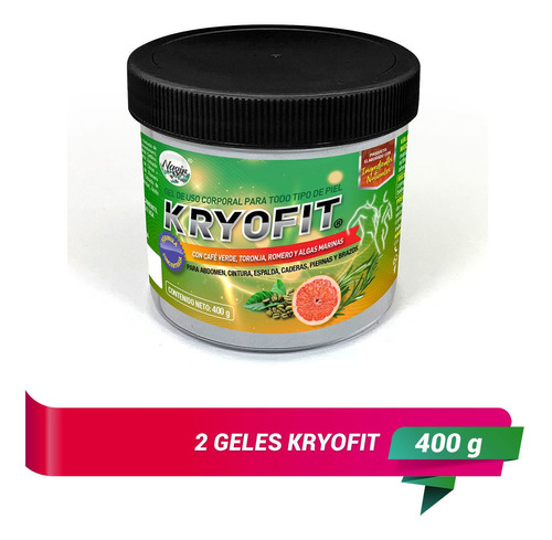 Gel Reductor Abdomen Cintura Panza Estilizar Figura Kryofit