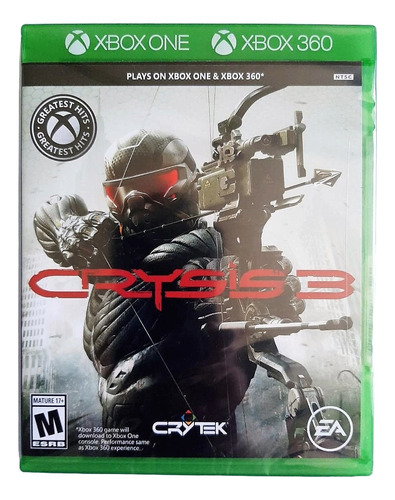 Juego Crysis 3 - Xbox 360 Y  One (nuevo-sellado)
