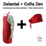 14 Set Delantal + Cofia Zen  Set Facil  Oferta, Compra Mas 