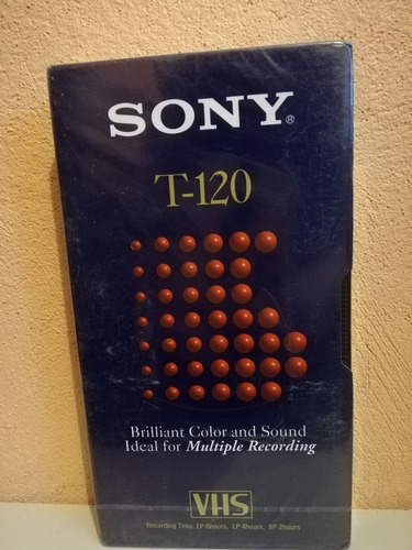 Cassette Vhs Sony T-120esd