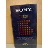 Cassette Vhs Sony T-120esd